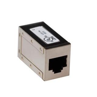 Adapter STP Cat.6A Skjøtestykke Ethernet RJ45 Skjøtestykke